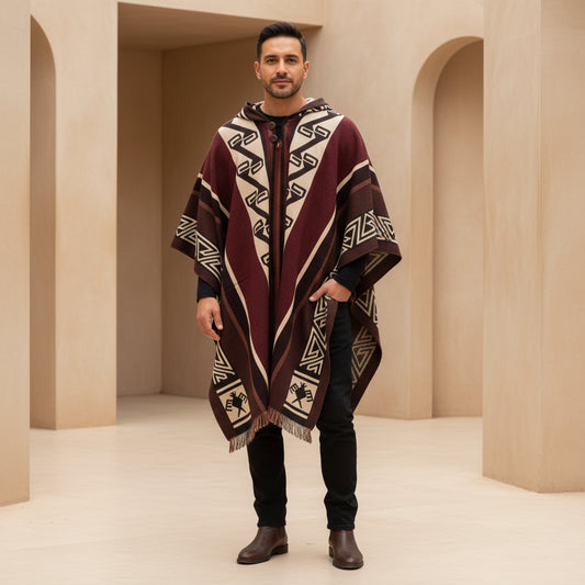 Otavalo Poncho — Andean Symbols Edition