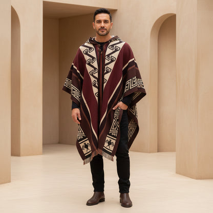 Otavalo Poncho — Andean Symbols Edition