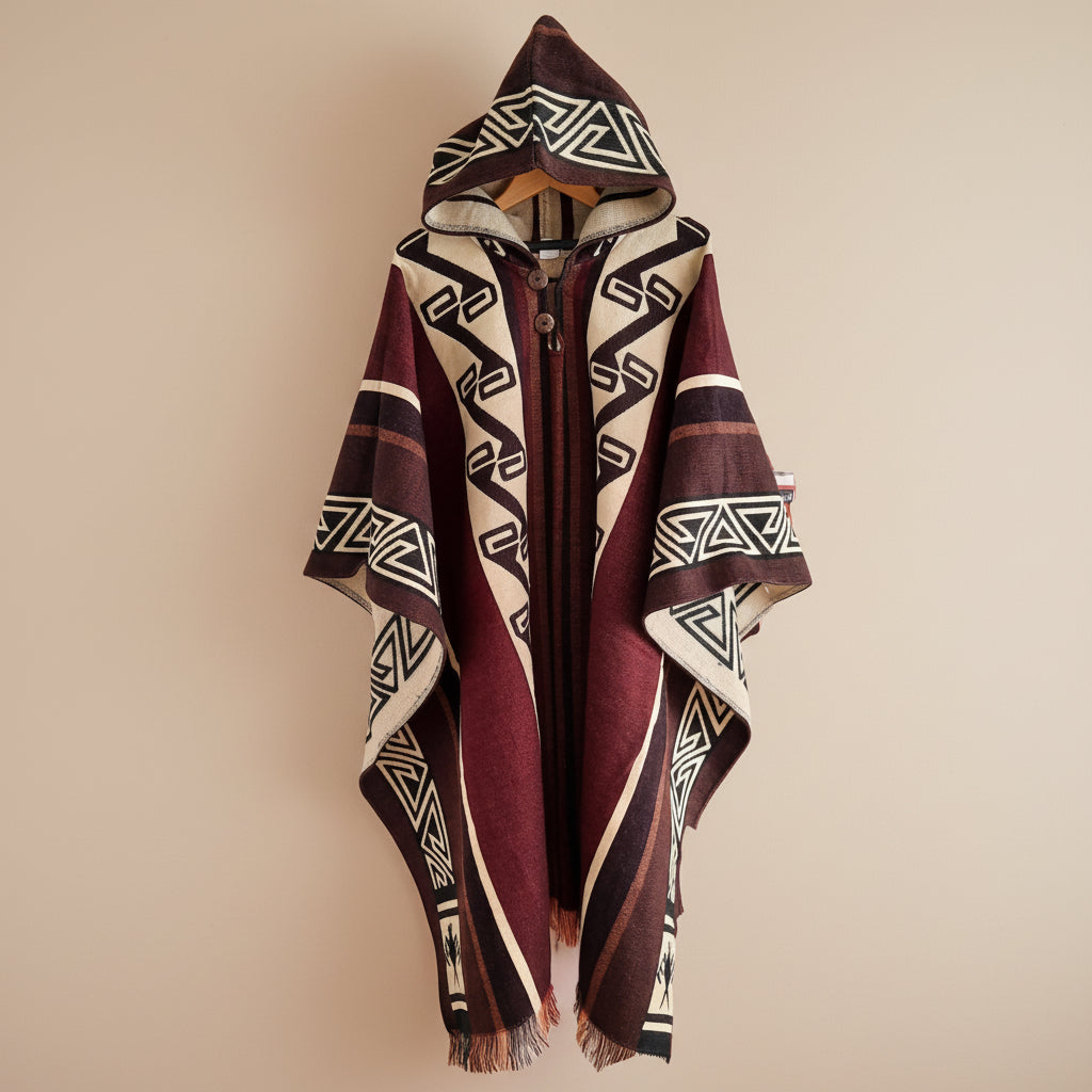 Otavalo Poncho — Andean Symbols Edition