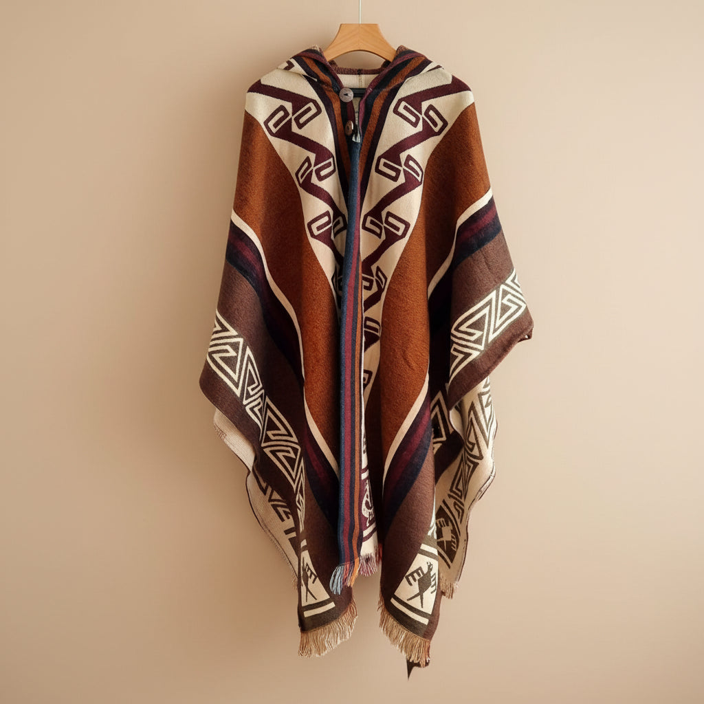 Otavalo Poncho — Andean Symbols Edition