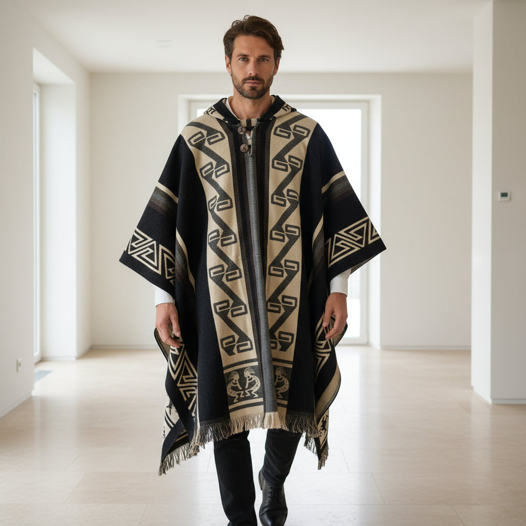 Otavalo Poncho — Andean Symbols Edition