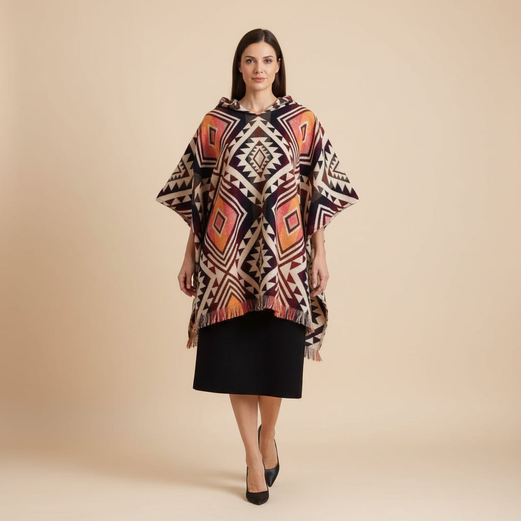 Otavalo Poncho — Andean Symbols Edition