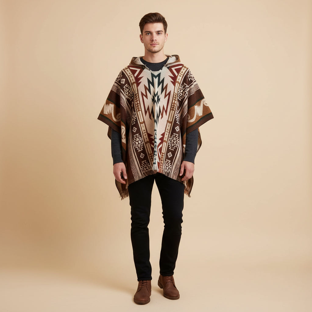 Otavalo Poncho — Andean Symbols Edition