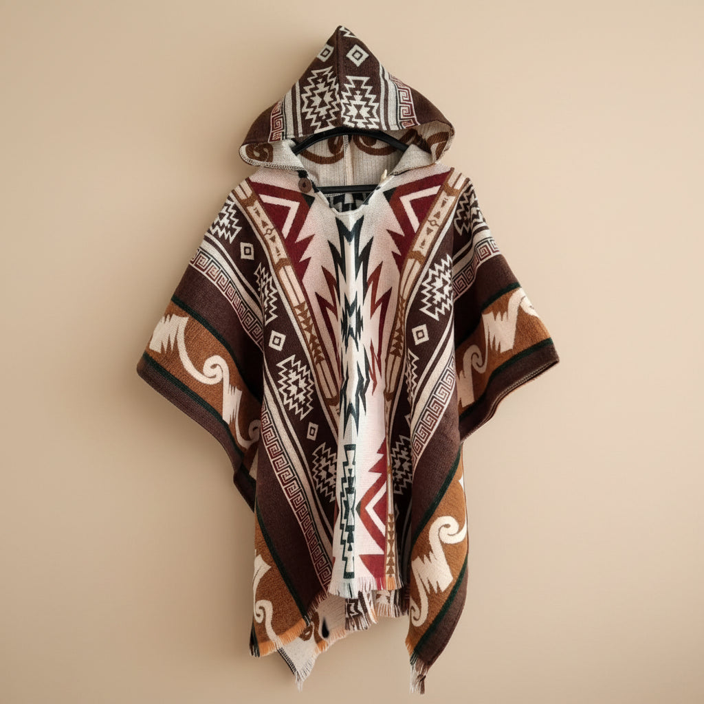 Otavalo Poncho — Andean Symbols Edition