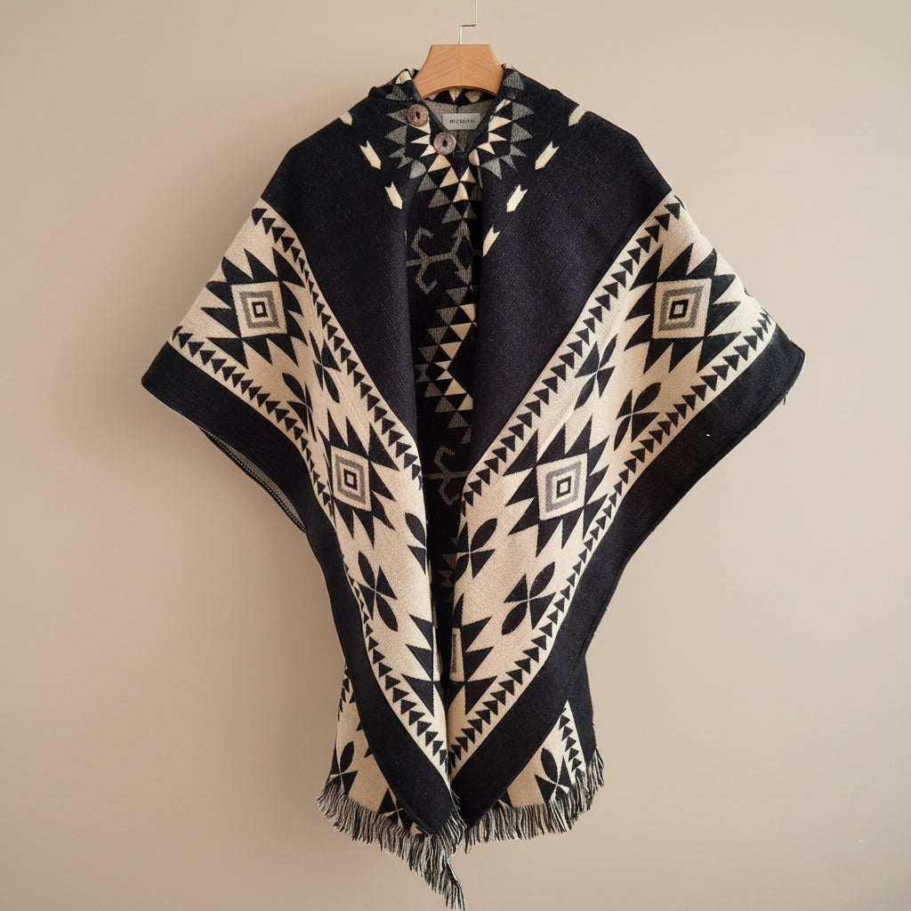Otavalo Poncho — Andean Symbols Edition