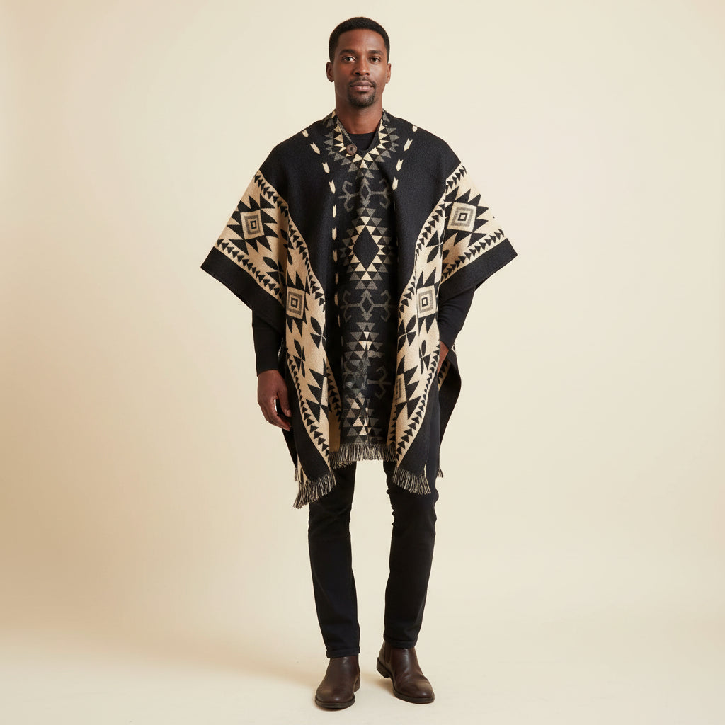 Otavalo Poncho — Andean Symbols Edition