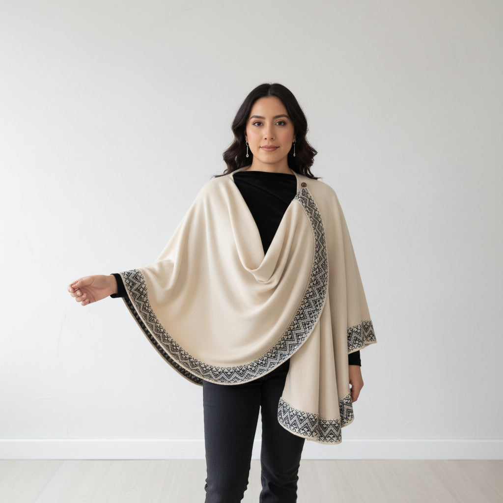 Otavalo Poncho — Contemporary Andean Textile