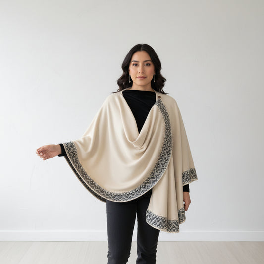 Otavalo Poncho — Contemporary Andean Textile