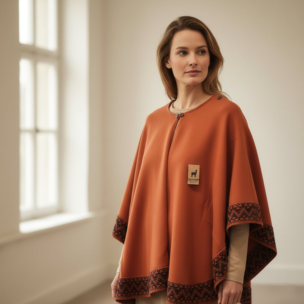 Otavalo Poncho — Contemporary Andean Textile