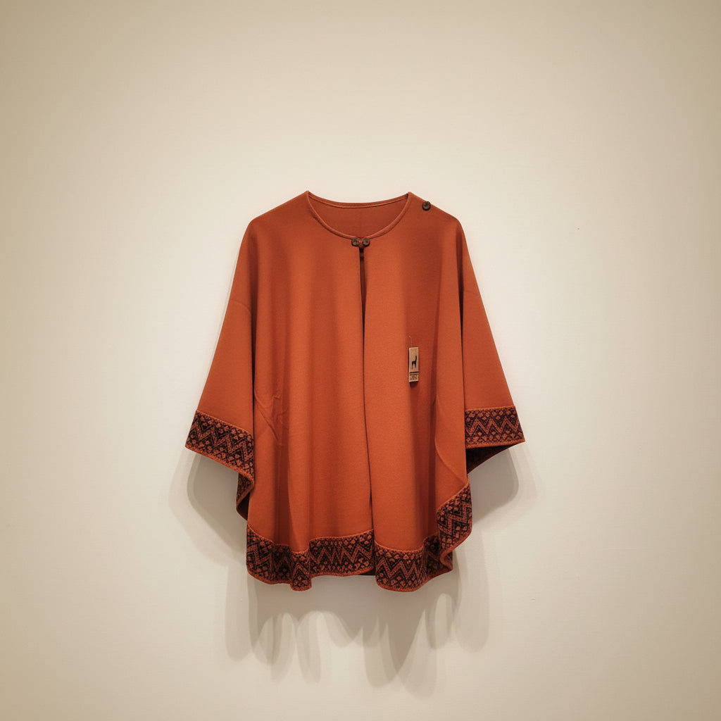 Otavalo Poncho — Contemporary Andean Textile
