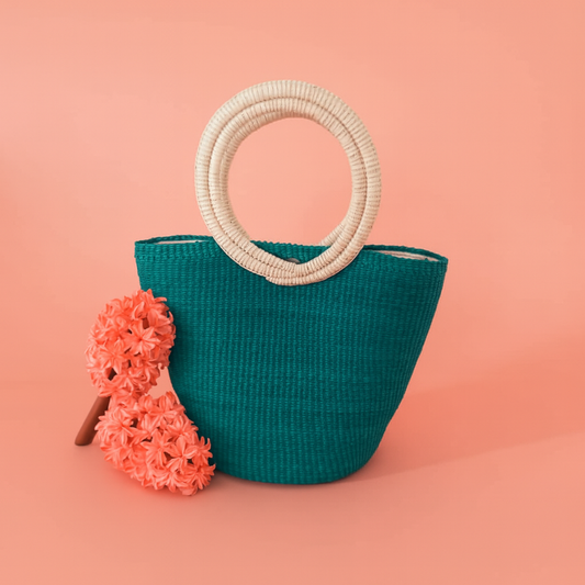Toquilla Straw Handbag - Anqas