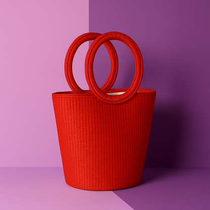 Toquilla Straw Handbag - Puka