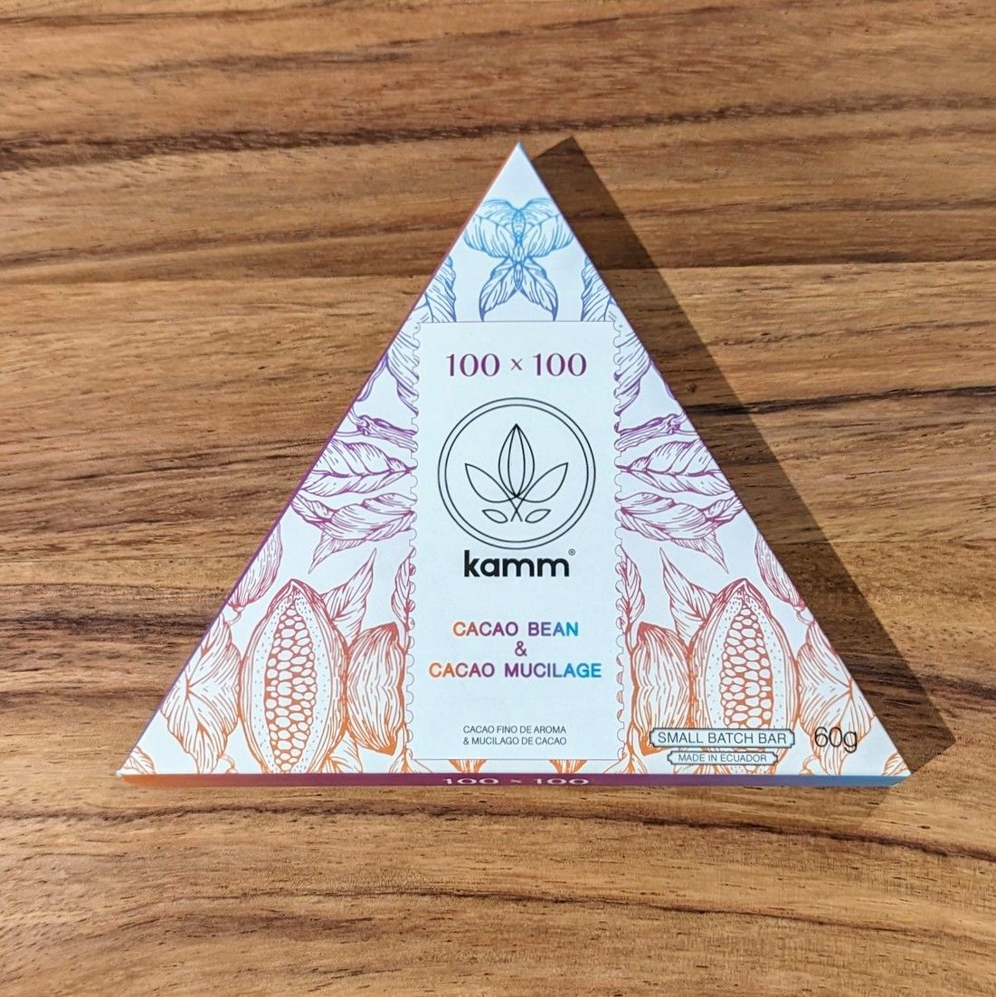 KAMM - Cacao 100% y Mucilage chocolate