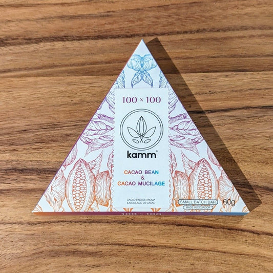 KAMM - Cacao 100% y Mucilage chocolate